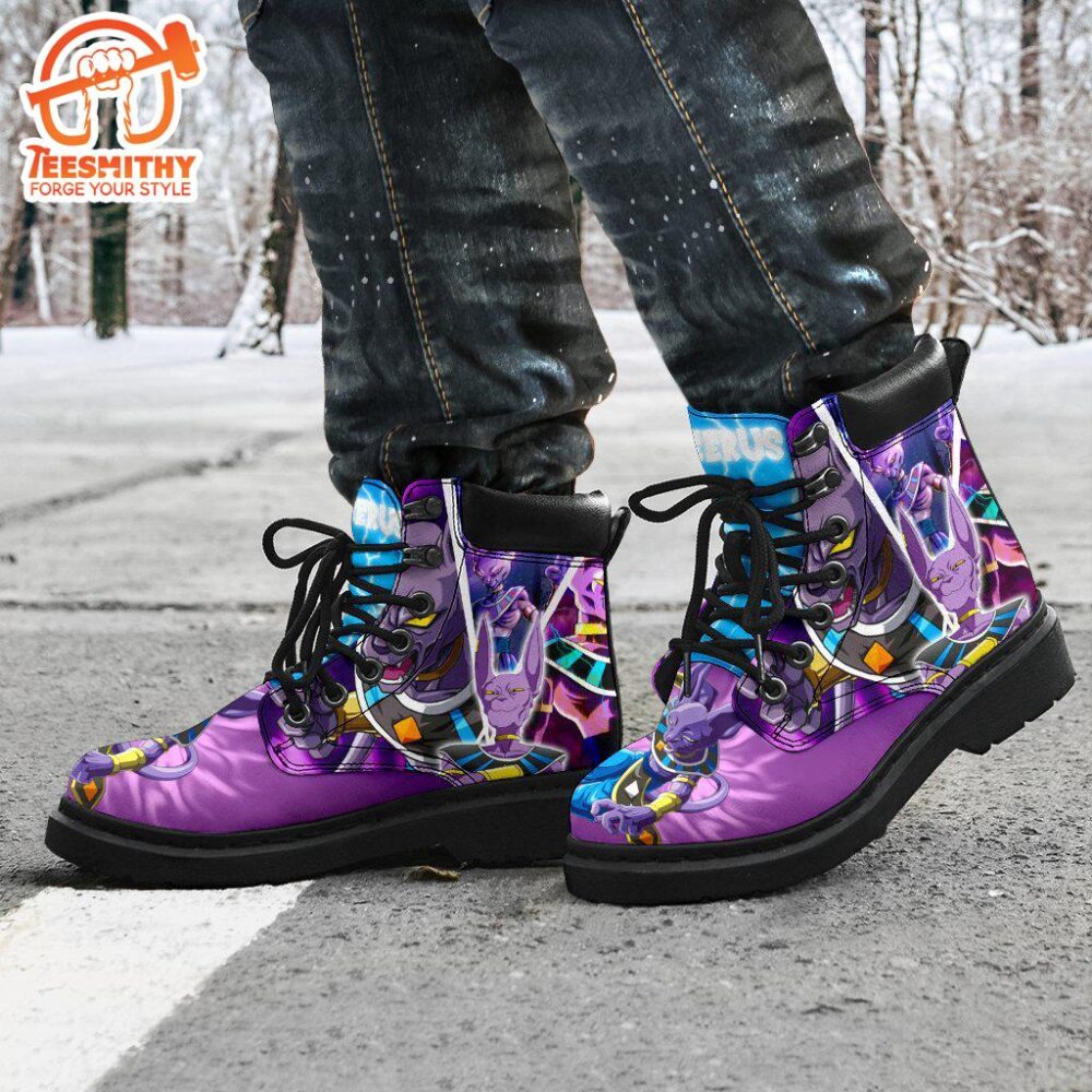 Beerus Dragon Ball Boots Shoes Anime Custom Idea