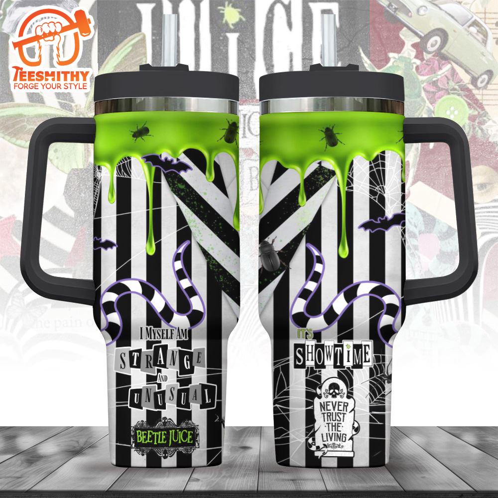 Beetlejuice 40oz Stanley Tumbler – Trending New Tumbler