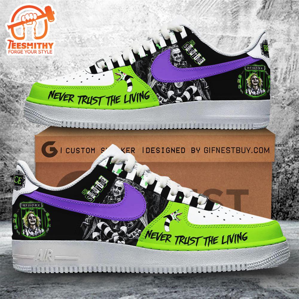 Beetlejuice Air Force 1 Sneaker Gift For Christmas