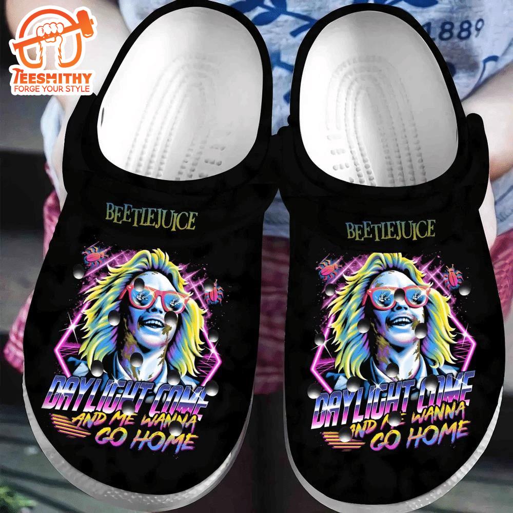 Beetlejuice Halloween Classic Clog Shoes