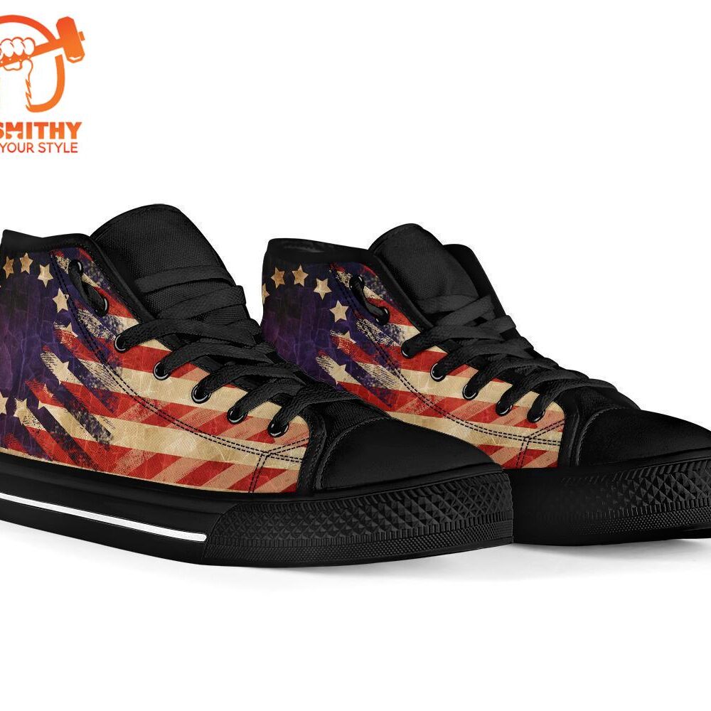 Betsy Ross Flag High Top Shoes Gift Idea