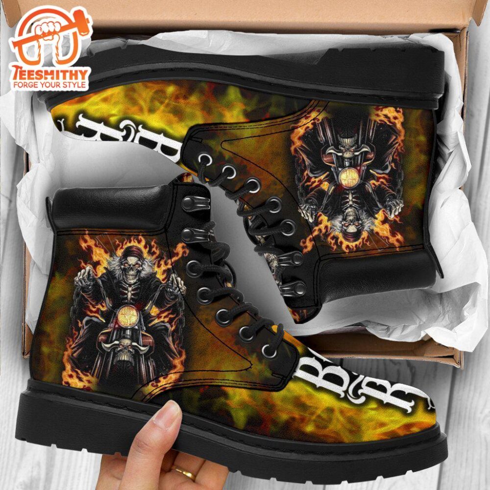 Biker Boots Born To Ride Amazing Gift Idea For Biker