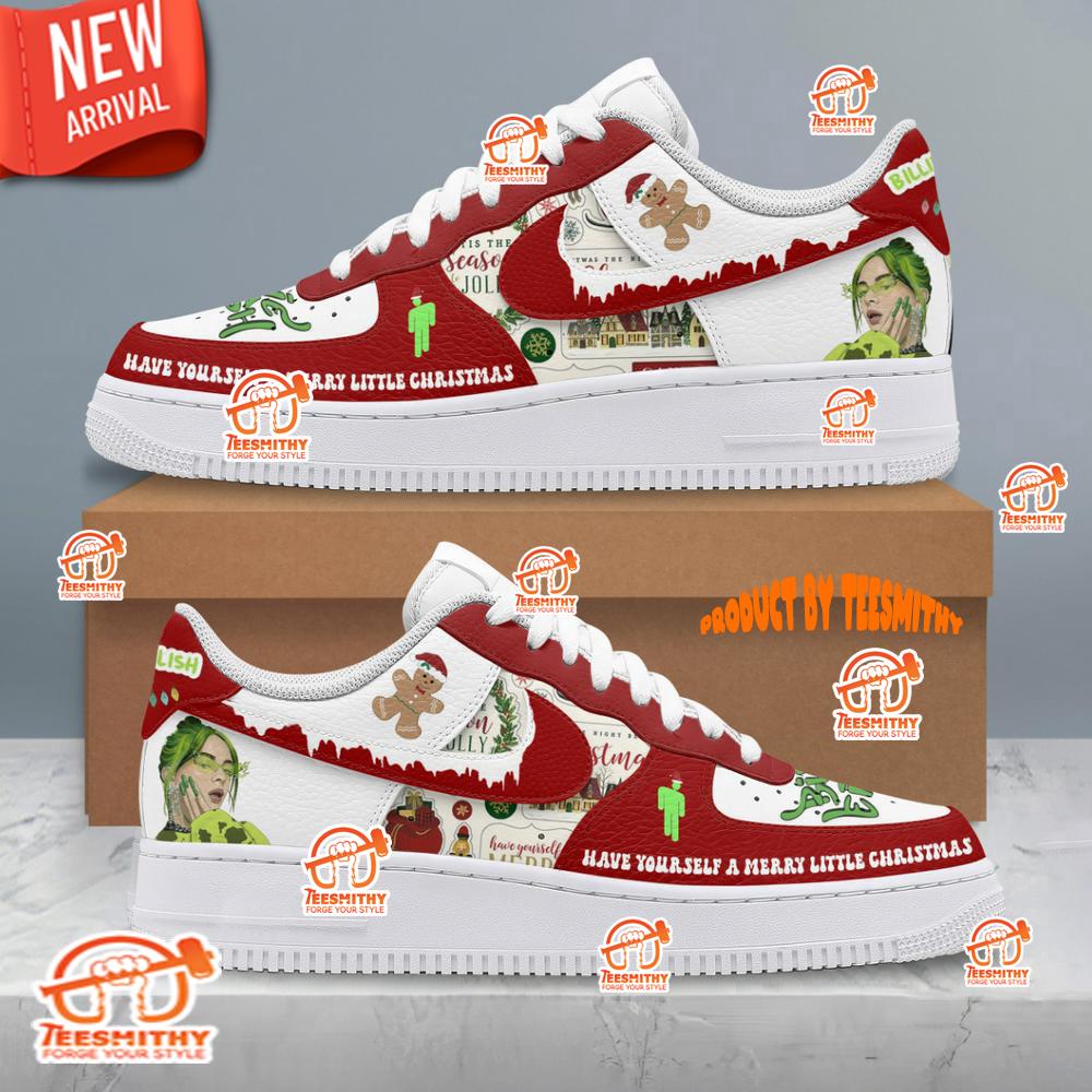 Billie Eilish Merry Little Christmas Air Force 1 Shoes