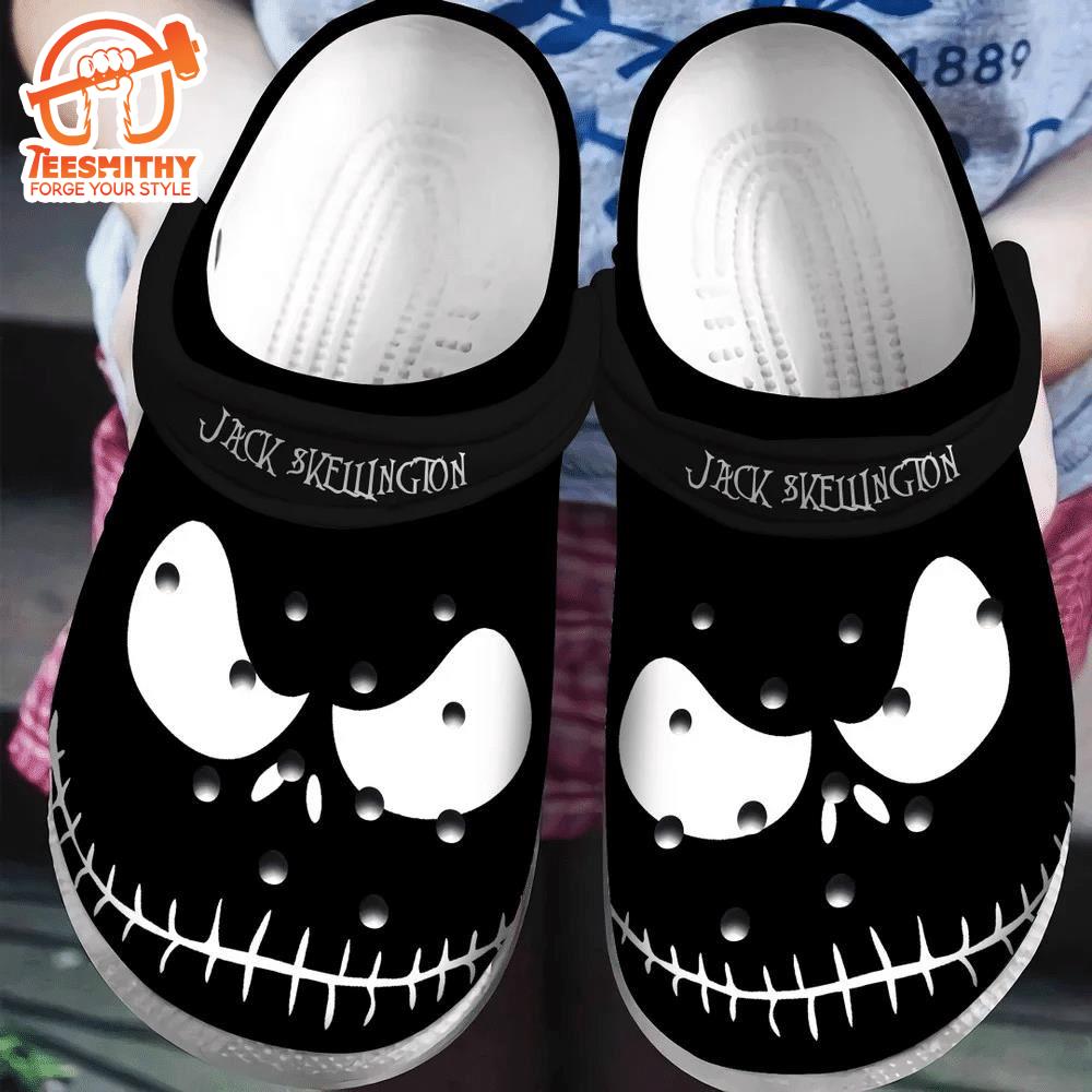 Black Jack Skellington Horror Movie Halloween Classic Clogs Shoes