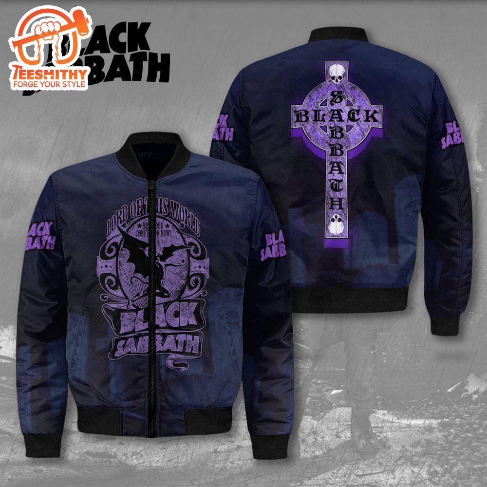 Black Sabbath 3D Bomber Jacket Gift Christmas