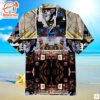 Black Sabbath Album Cover Collage Short Sleeve Aloha Shirt