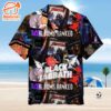 Black Sabbath Album Legacy Collage Short Sleeve Aloha Shirt