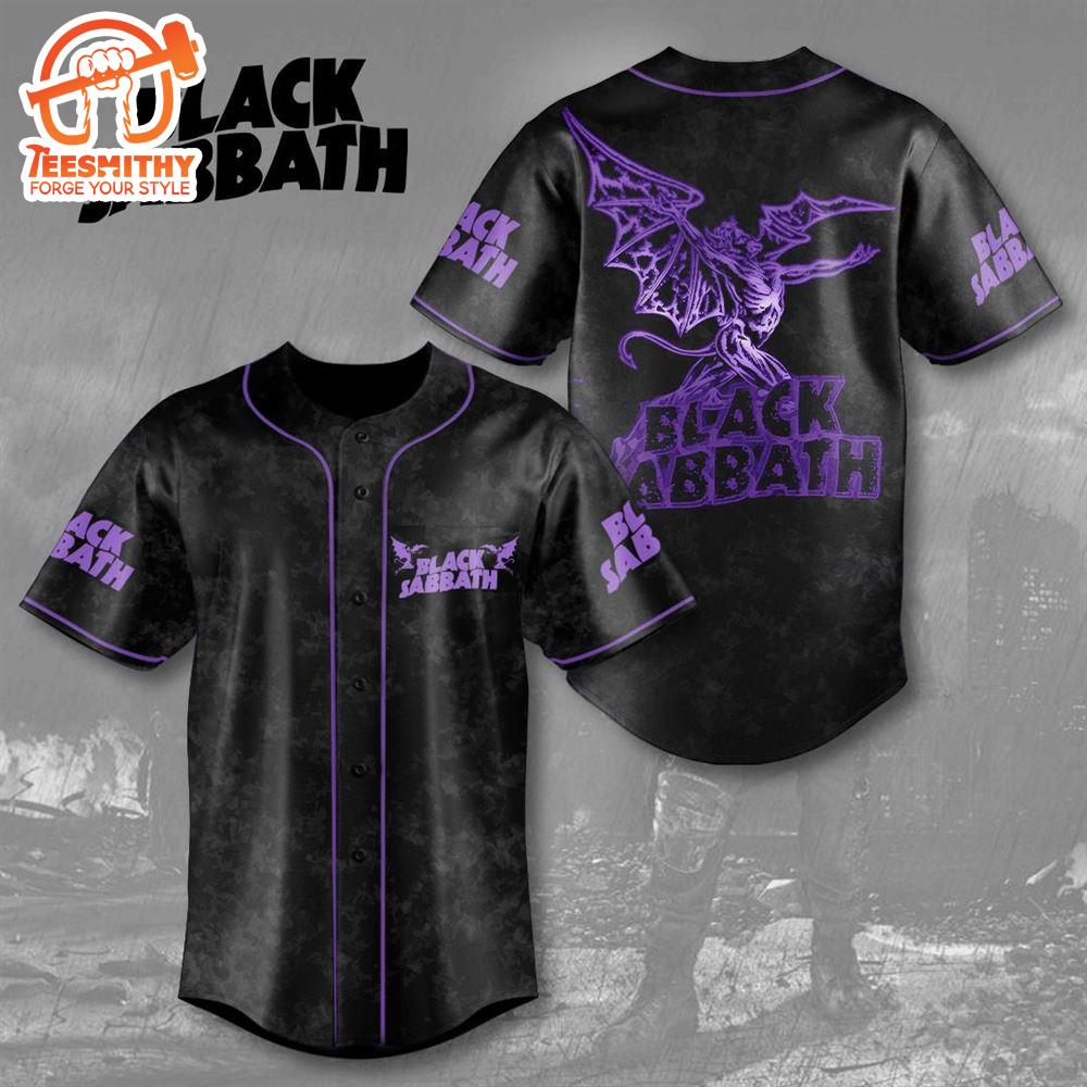 Black Sabbath Baseball Jersey Gift For Fan