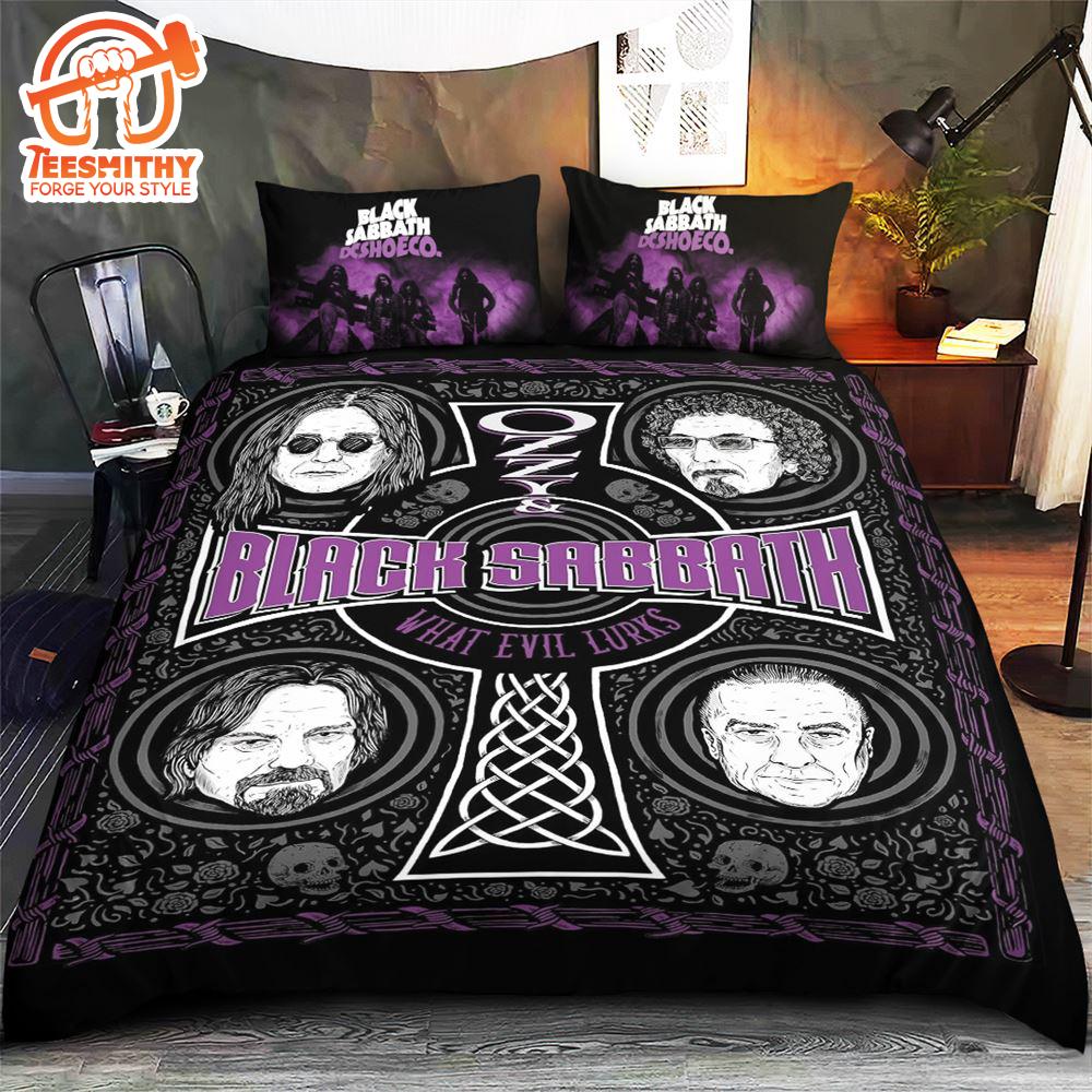 Black Sabbath Bedding Set Christmas For Fans