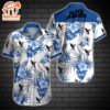 Black Sabbath Blue Floral Short Sleeve Aloha Shirt