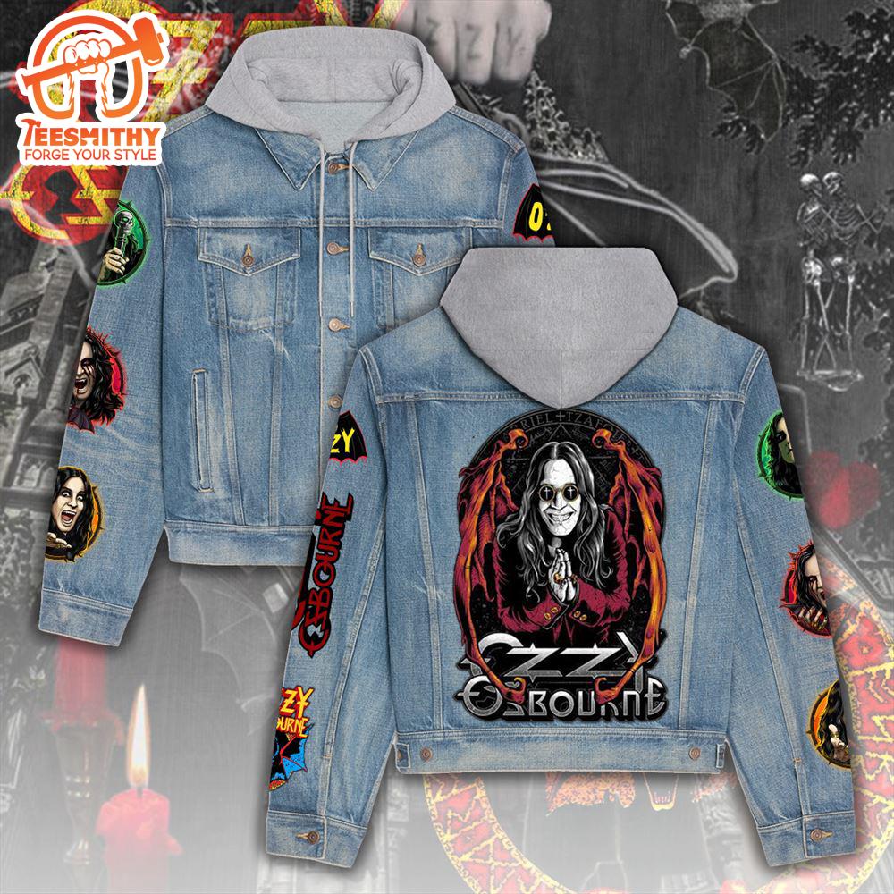 Black Sabbath Gift Christmas Denim Hood Jacket For Fans