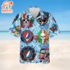 Blue Lagoon Grateful Dead Collage Hawaiian Shirt