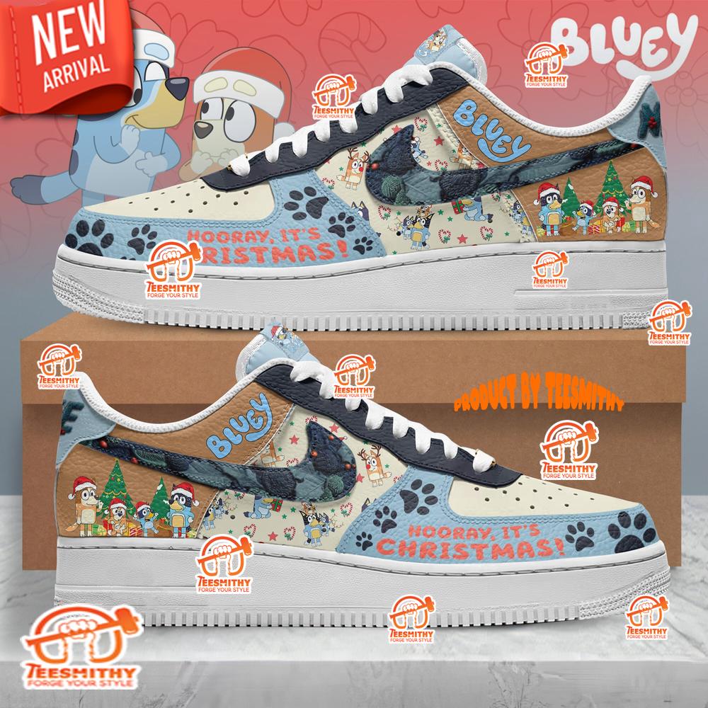 Bluey It’s Christmas Limited Edition Air Force 1 Shoes