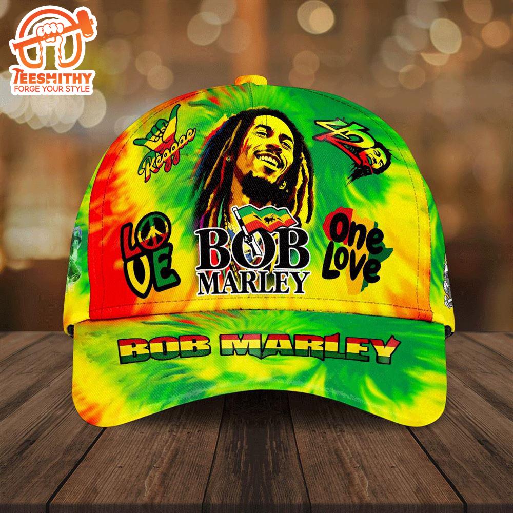 Bob Marley 2024 Logo New, 3D Classic Hat Cap Gift Xmas