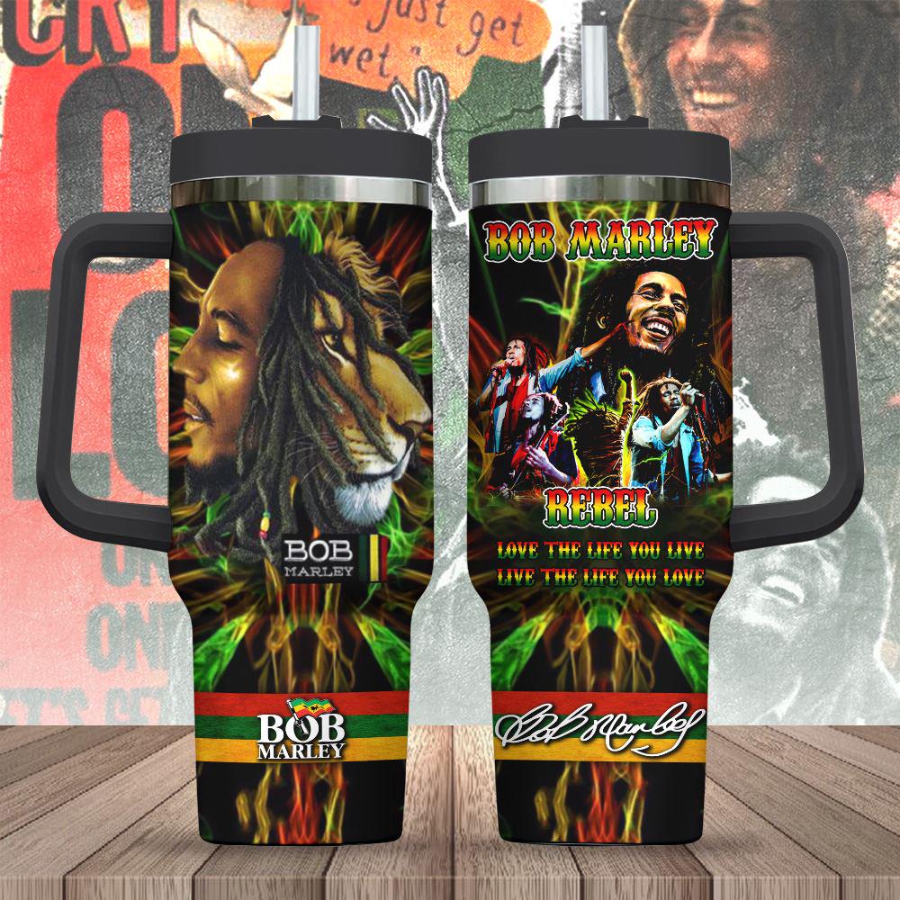 Bob Marley 2024 Love The Life 40oz Stanley Tumbler