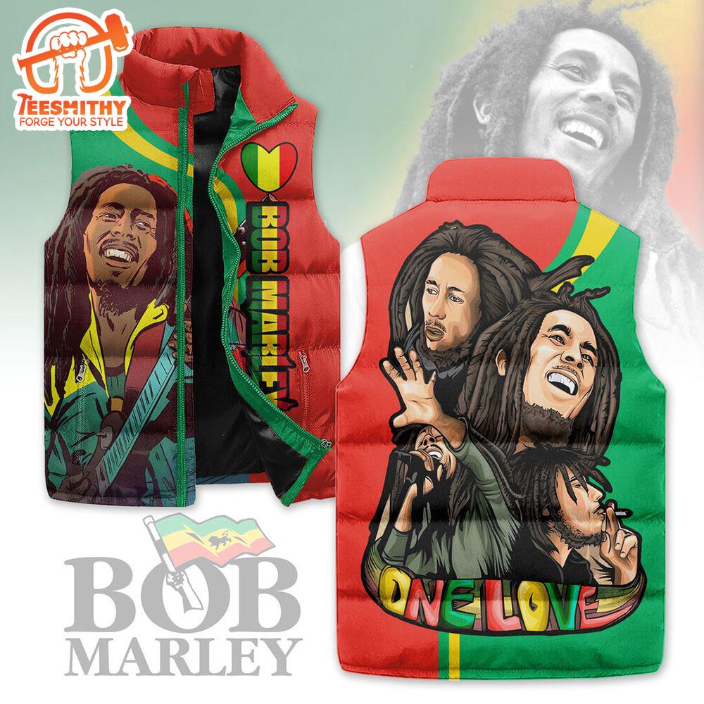 Bob Marley 3D Down Vest Christmas For Fans