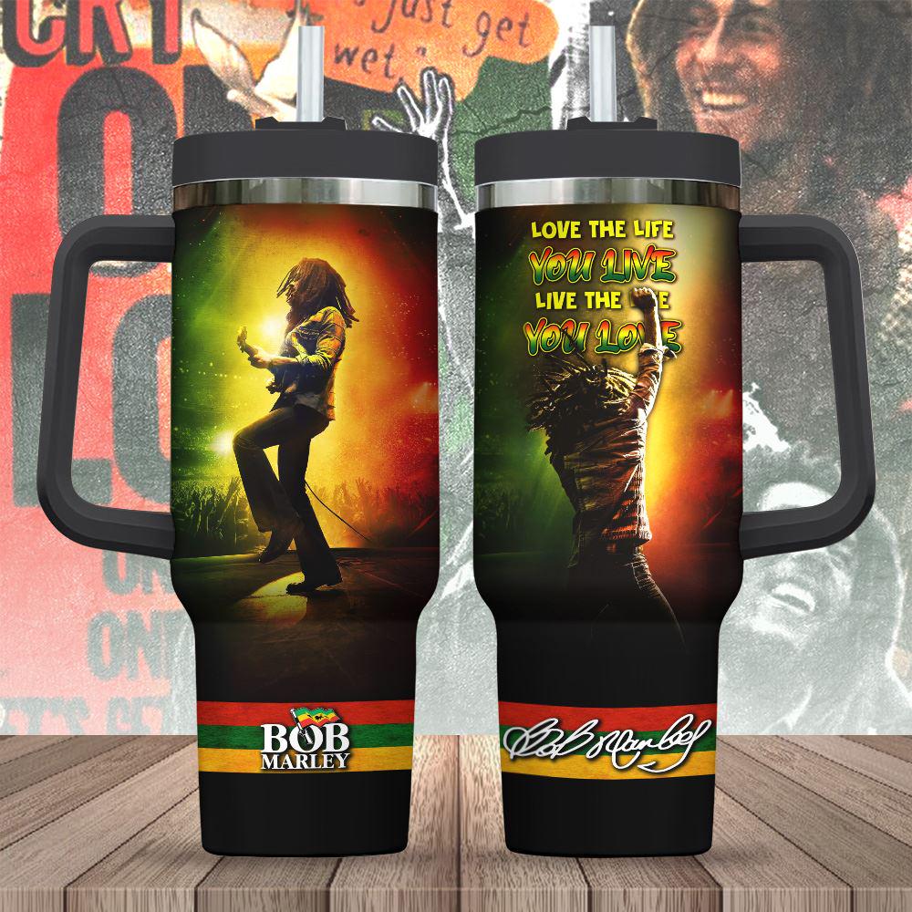 Bob Marley Album Love The Life 40oz Stanley Tumbler