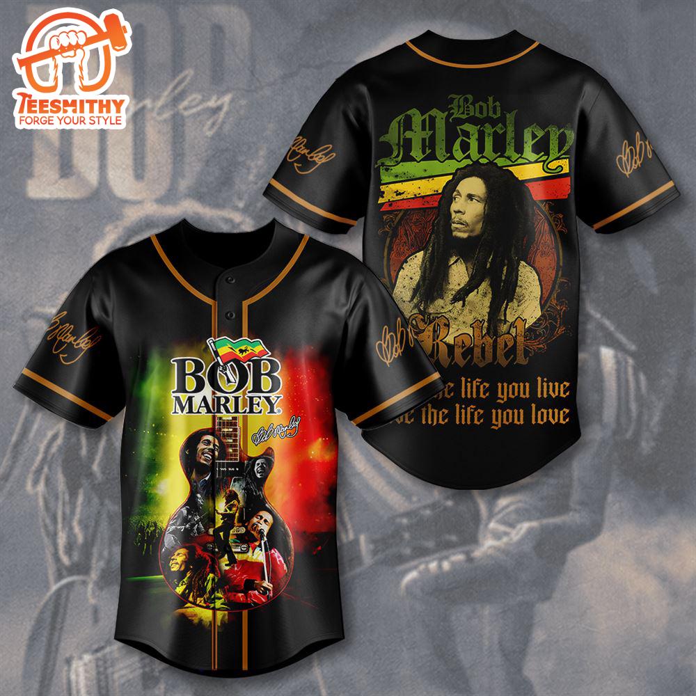 Bob Marley Baseball Jersey, For Gift Fans Jersey