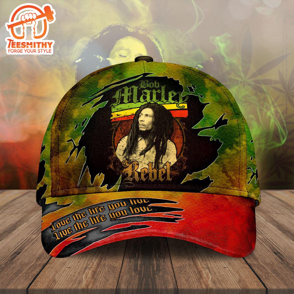 Bob Marley Merry Christmas 3D Cap Hat Gift For Fans