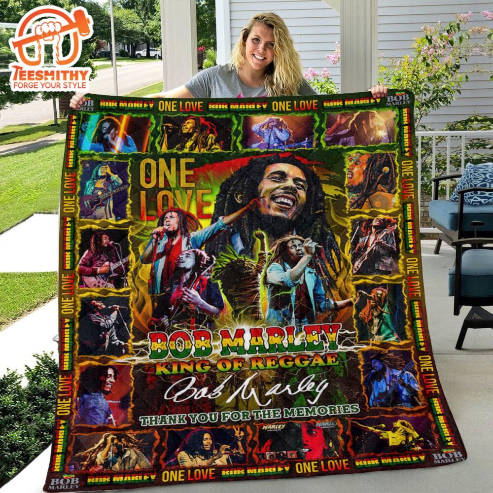 Bob Marley Merry Christmas For Fan Blanket