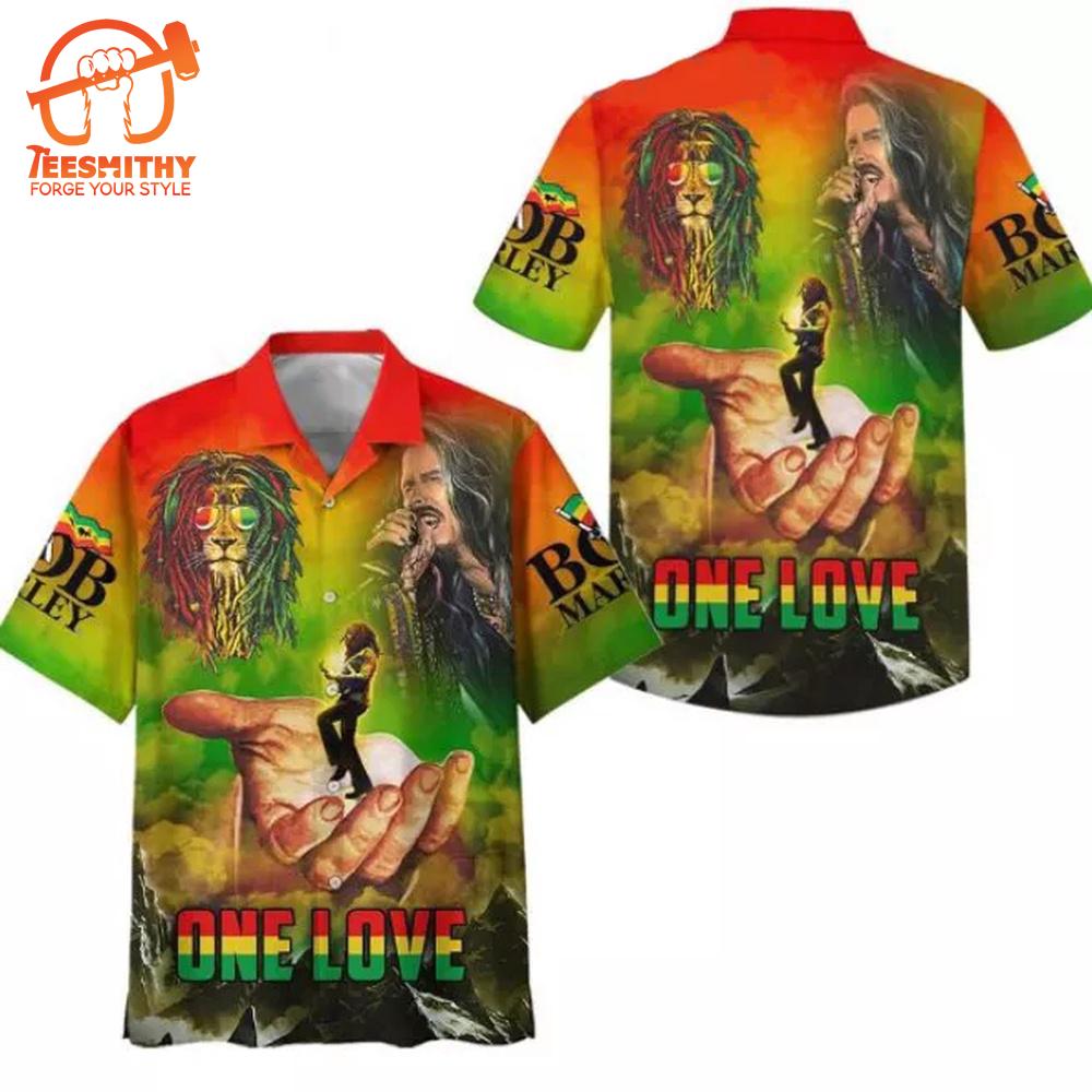 Bob Marley One Love Amazing Hawaiian Aloha Shirts