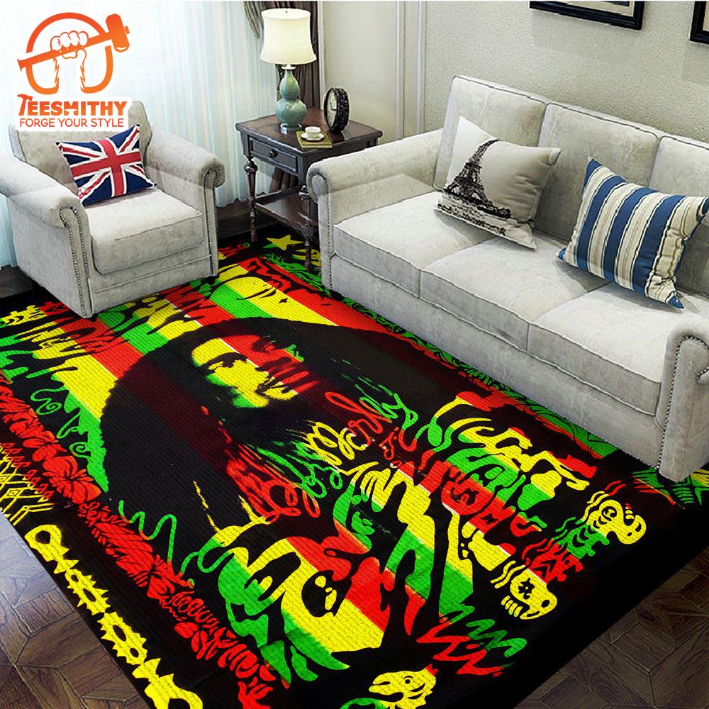 Bob Marley Rectangular Rug  Gift Christmas