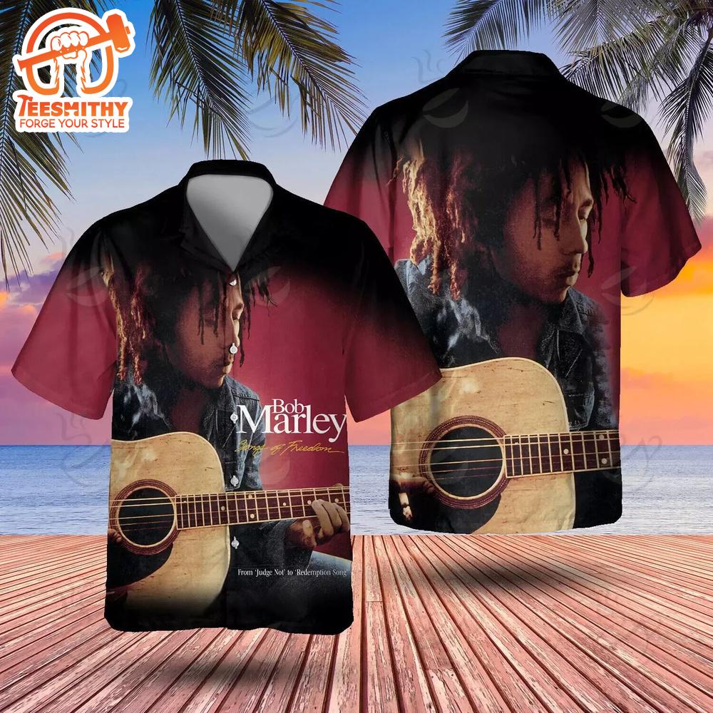 Bob Marley Songs Of Freedom Hawaiian Aloha Shirts