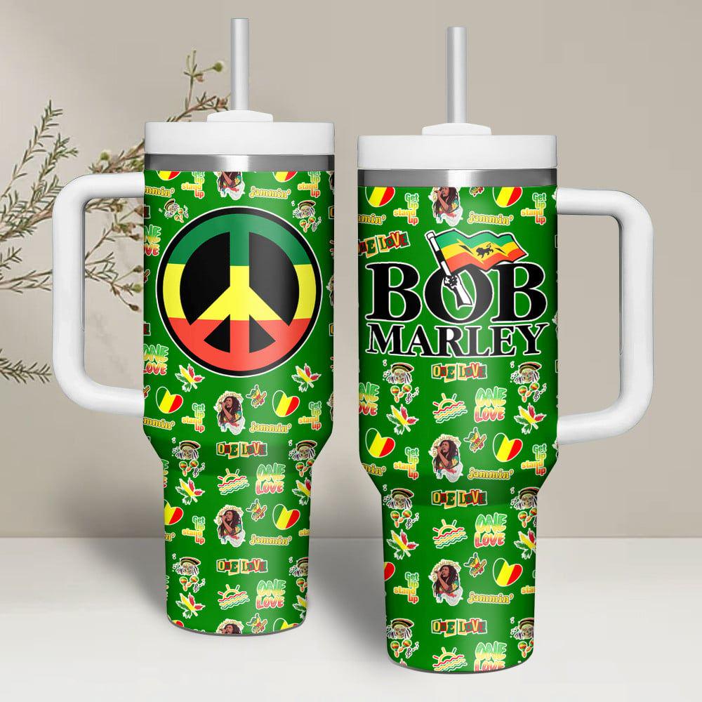 Bob Marley Stickers 40oz Stanley Tumbler