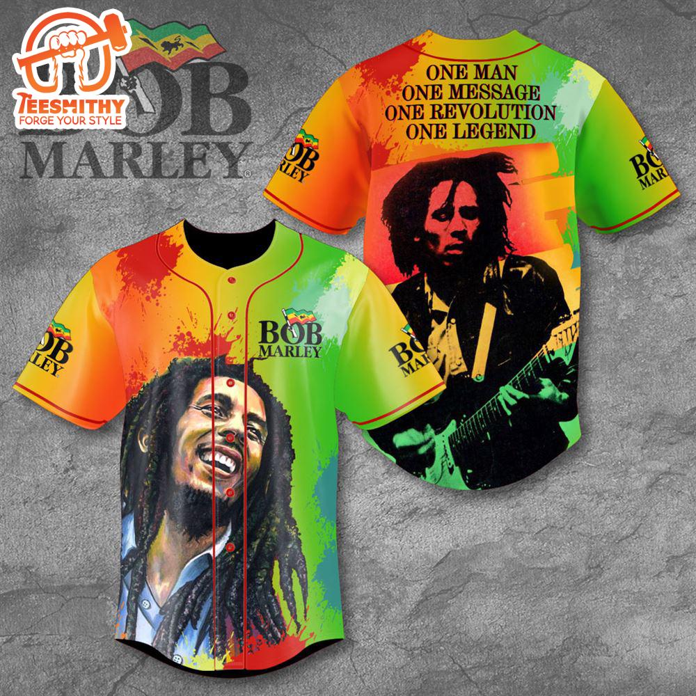 Bob Marley Trendding For Fans Baseball Jersey Shirt, For Gift Fans Jersey