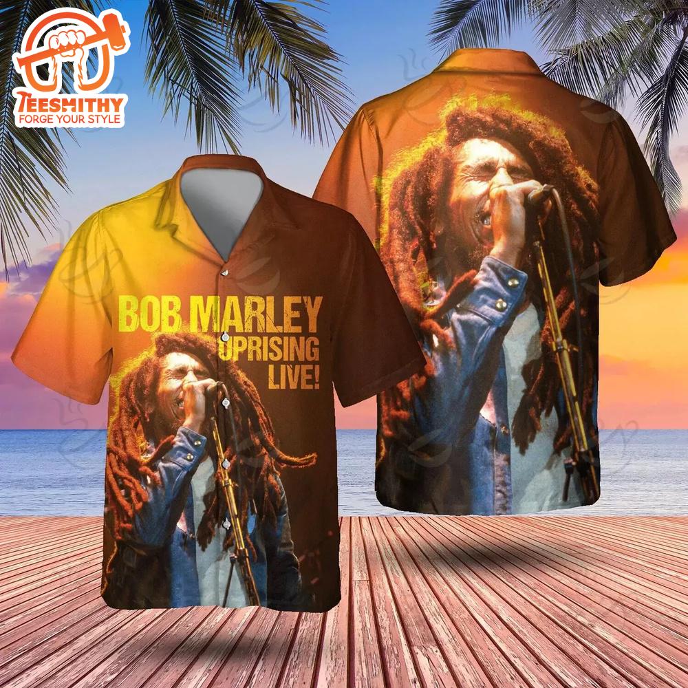 Bob Marley Uprising Live Hawaiian Aloha Shirts