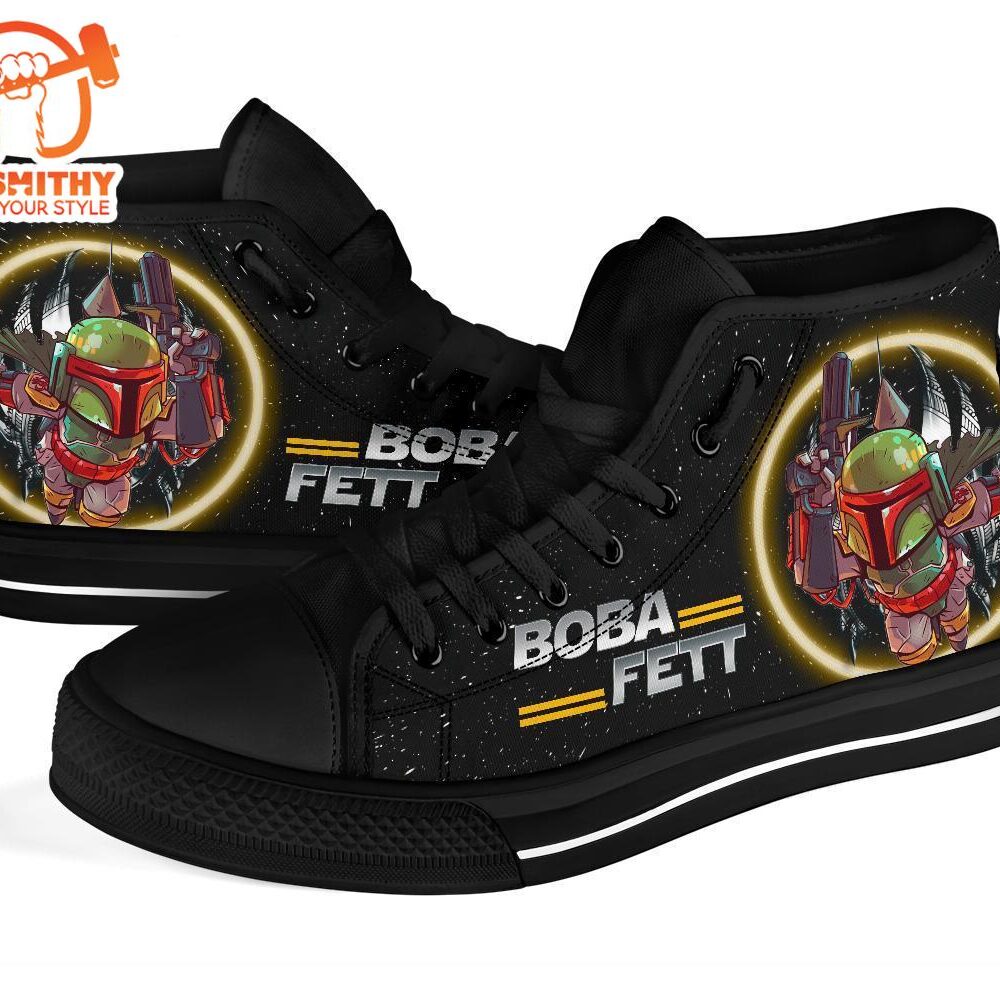 Boba Fett Custom High Top Shoes