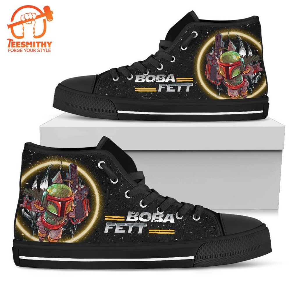 Boba Fett Custom High Top Shoes