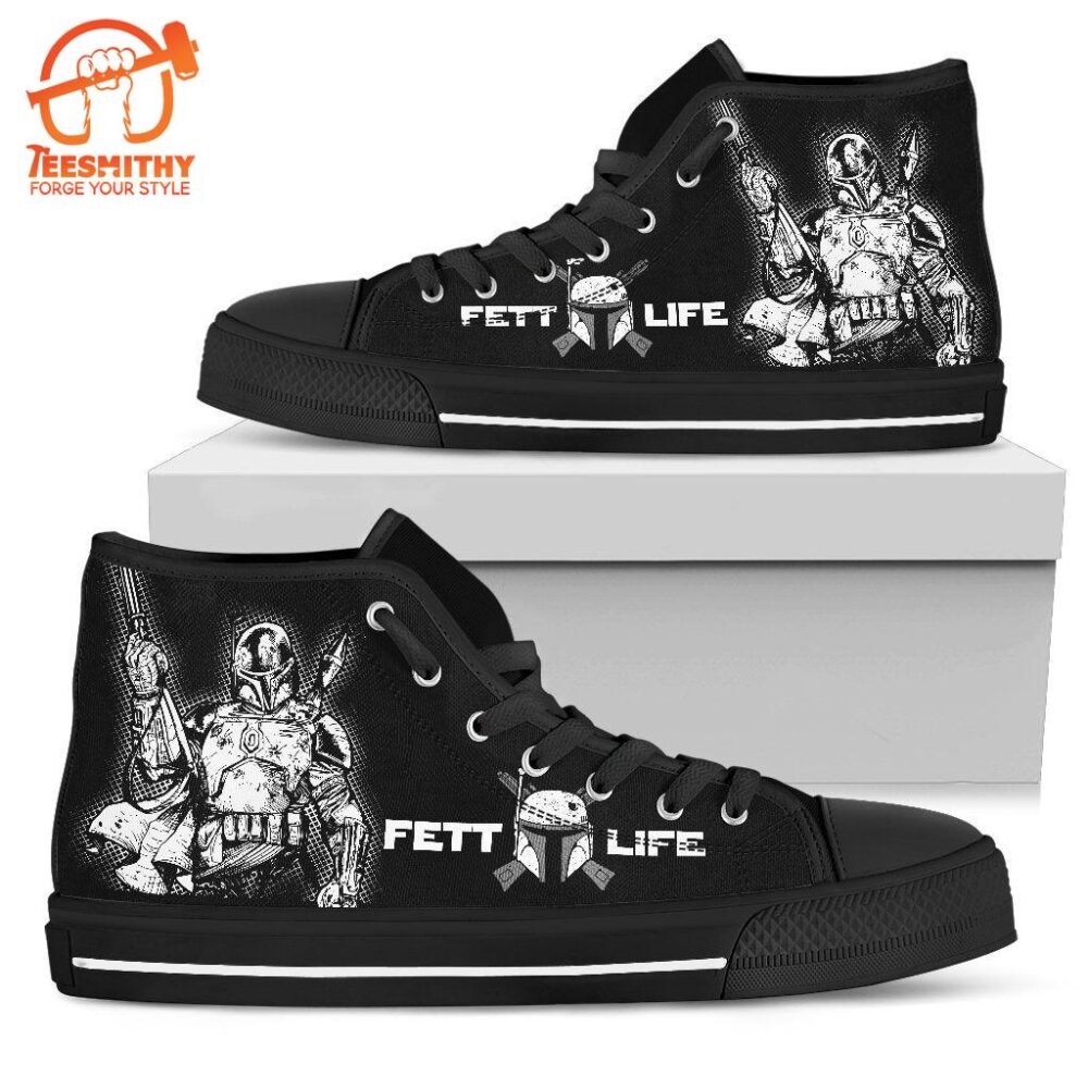 Boba Fett High Top Shoes Custom