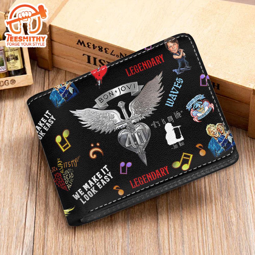 Bon Jovi 3D Printed Wallet Gift For Fans