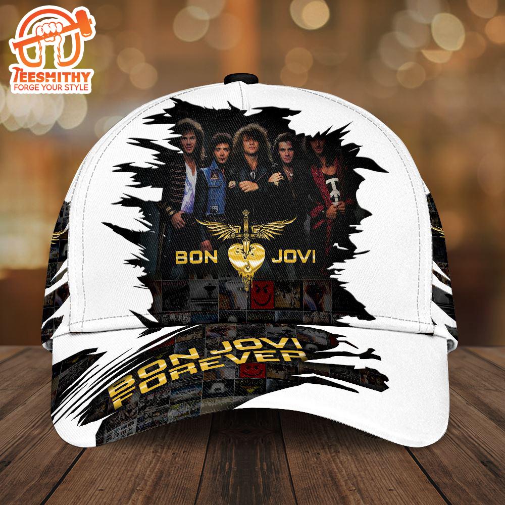 Bon Jovi Classic Cap 3D Hat Trendding New