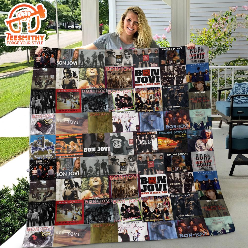 Bon Jovi Merry Christmas For Fan Blanket