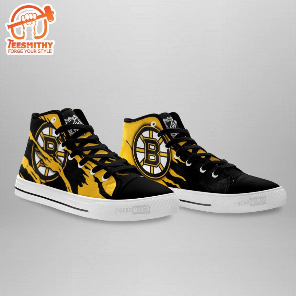 Boston Bruins High Top Shoes Custom For Fans