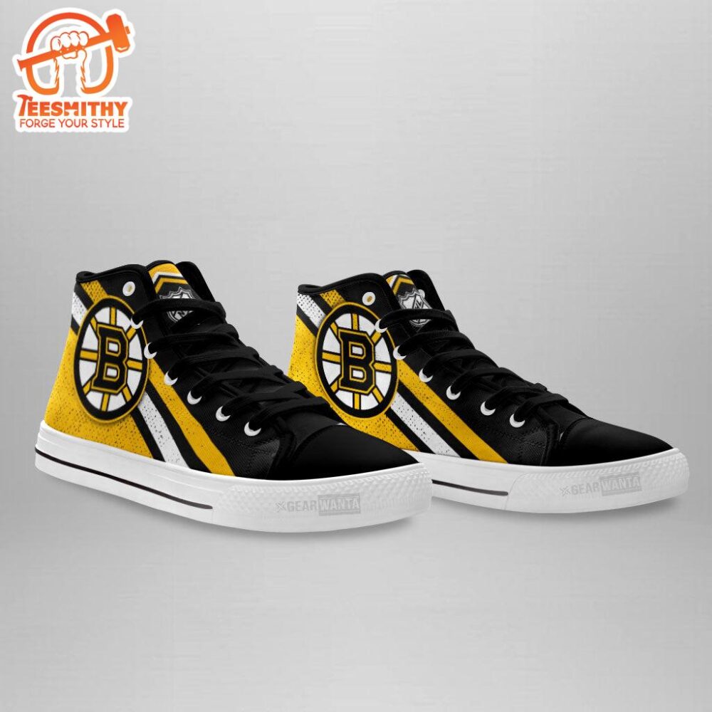 Boston Bruins High Top Shoes Custom Sneakers