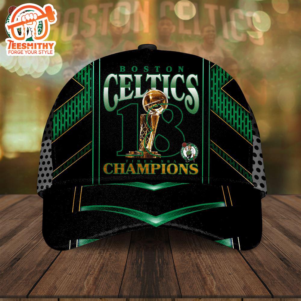 Boston Celtics 2024 Logo New, 3D Classic Hat Cap Gift Xmas