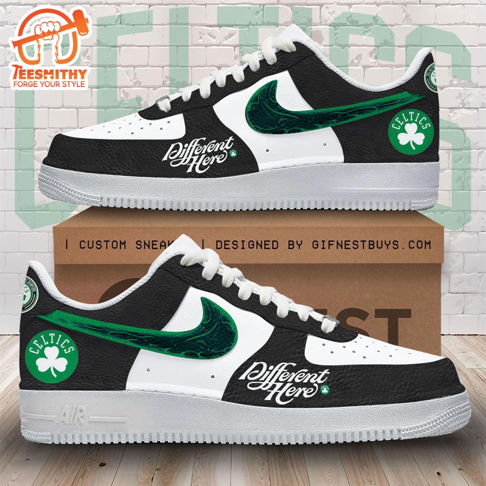 Boston Celtics Air Force 1 Shoes For Fans