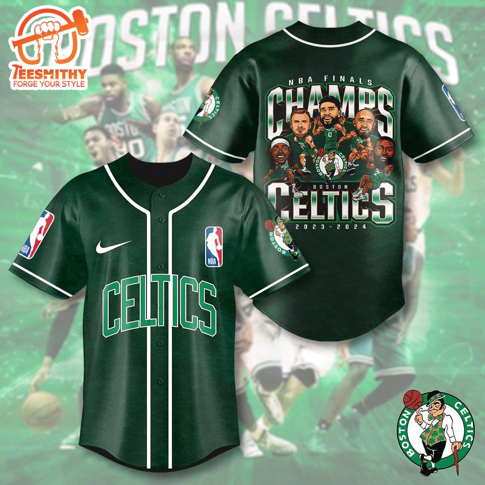 Boston Celtics Baseball Jersey Gift For Fan