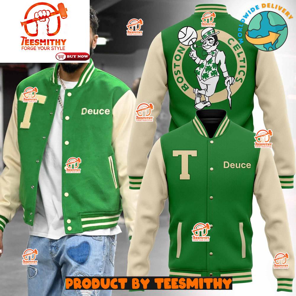 Boston Celtics Jayson Tatum New Baseball Jacket