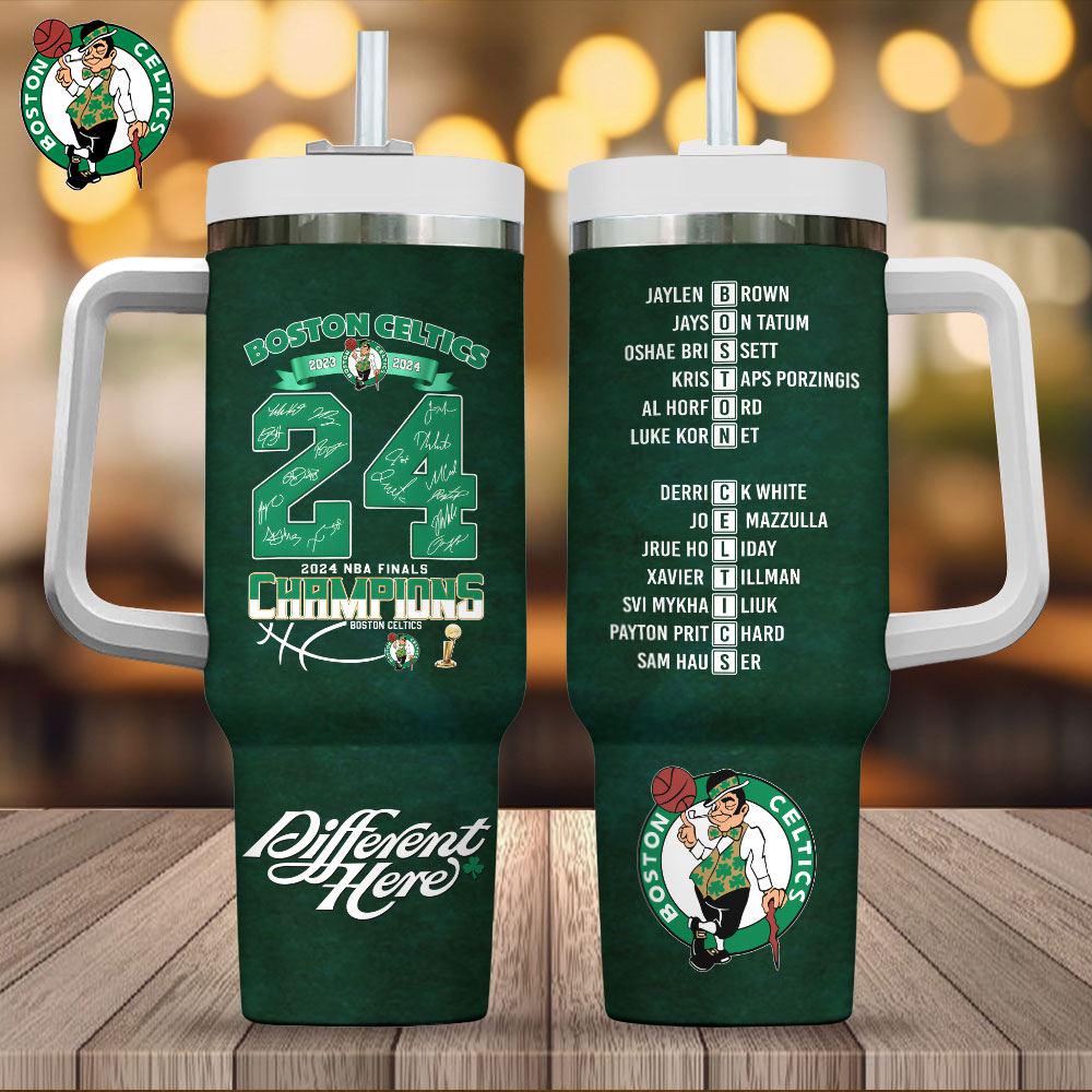 Boston Celtics MBA Finals Champions 40oz Stanley Tumbler