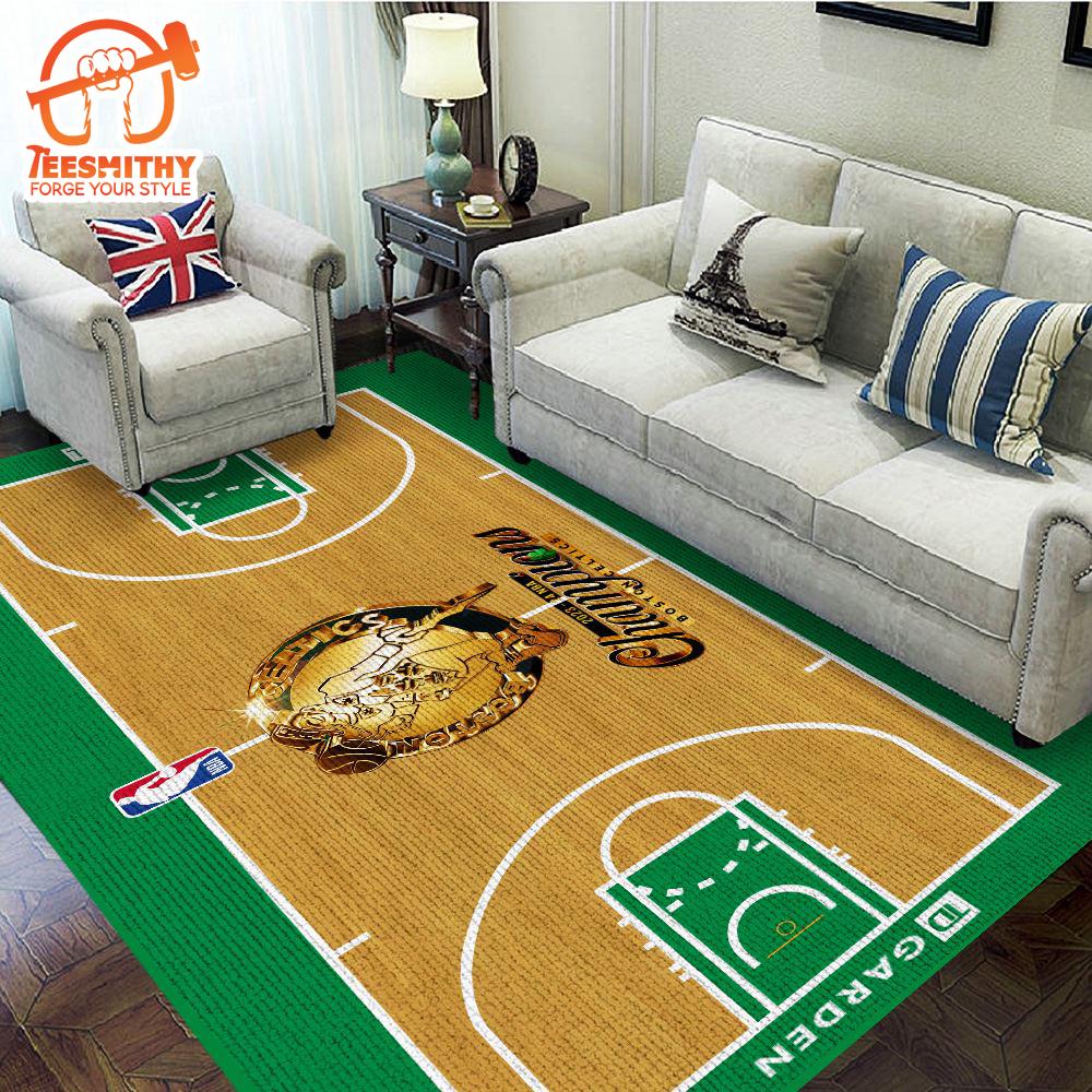 Boston Celtics Merry Christmas Custom Rug Carpet