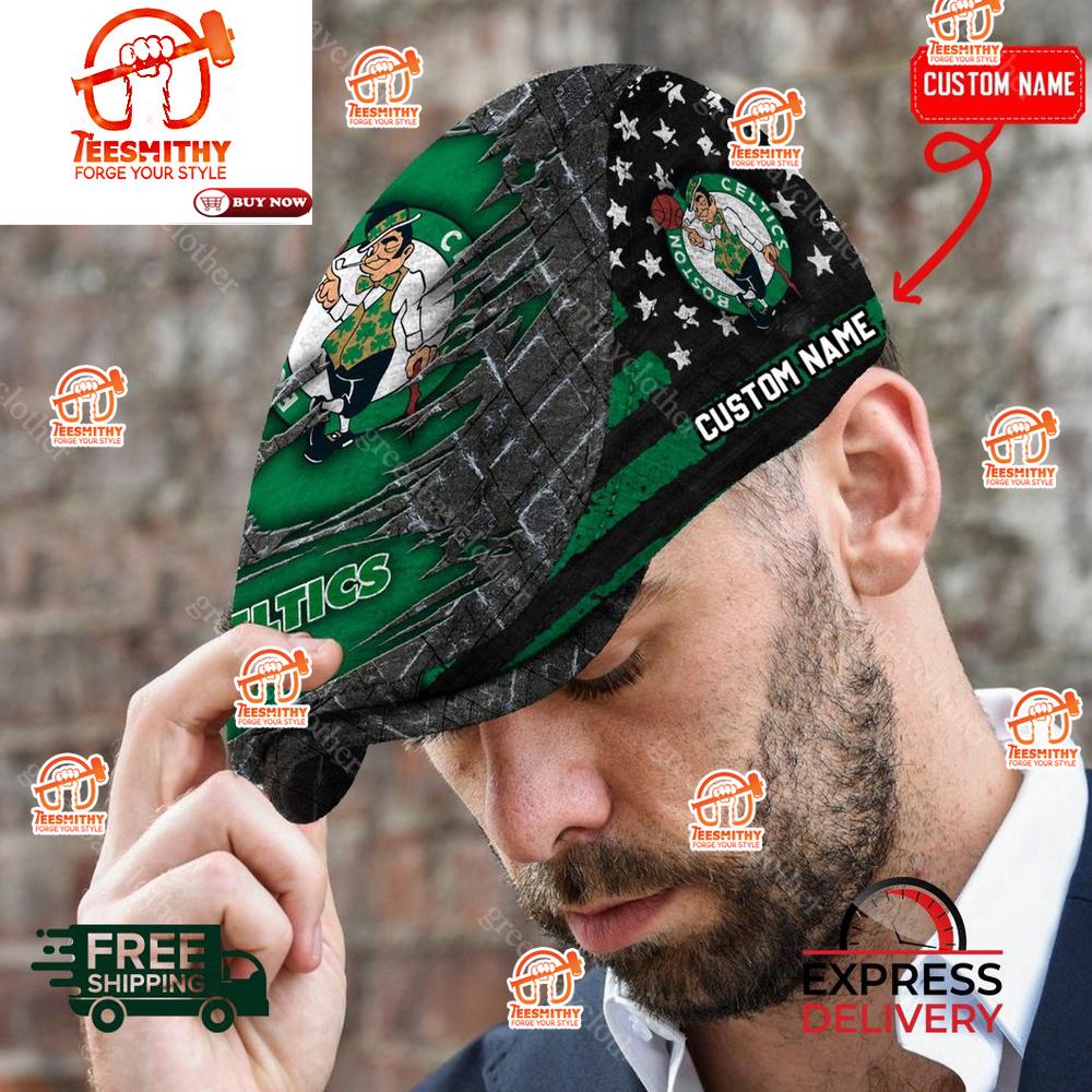 Boston Celtics NBA Personalized Jeff Cap