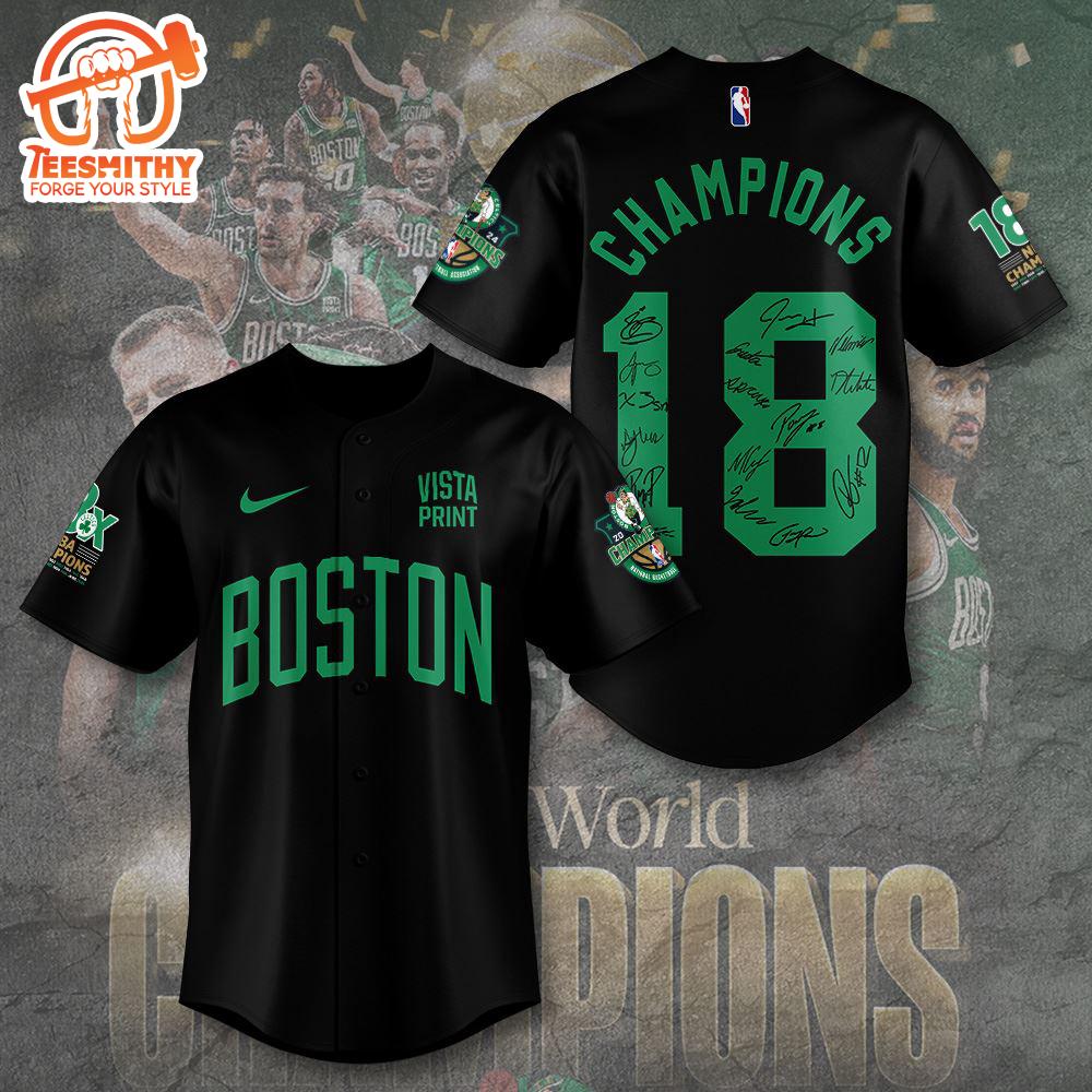 Boston Celtics Trendding For Fans Baseball Jersey Shirt, For Gift Fans Jersey