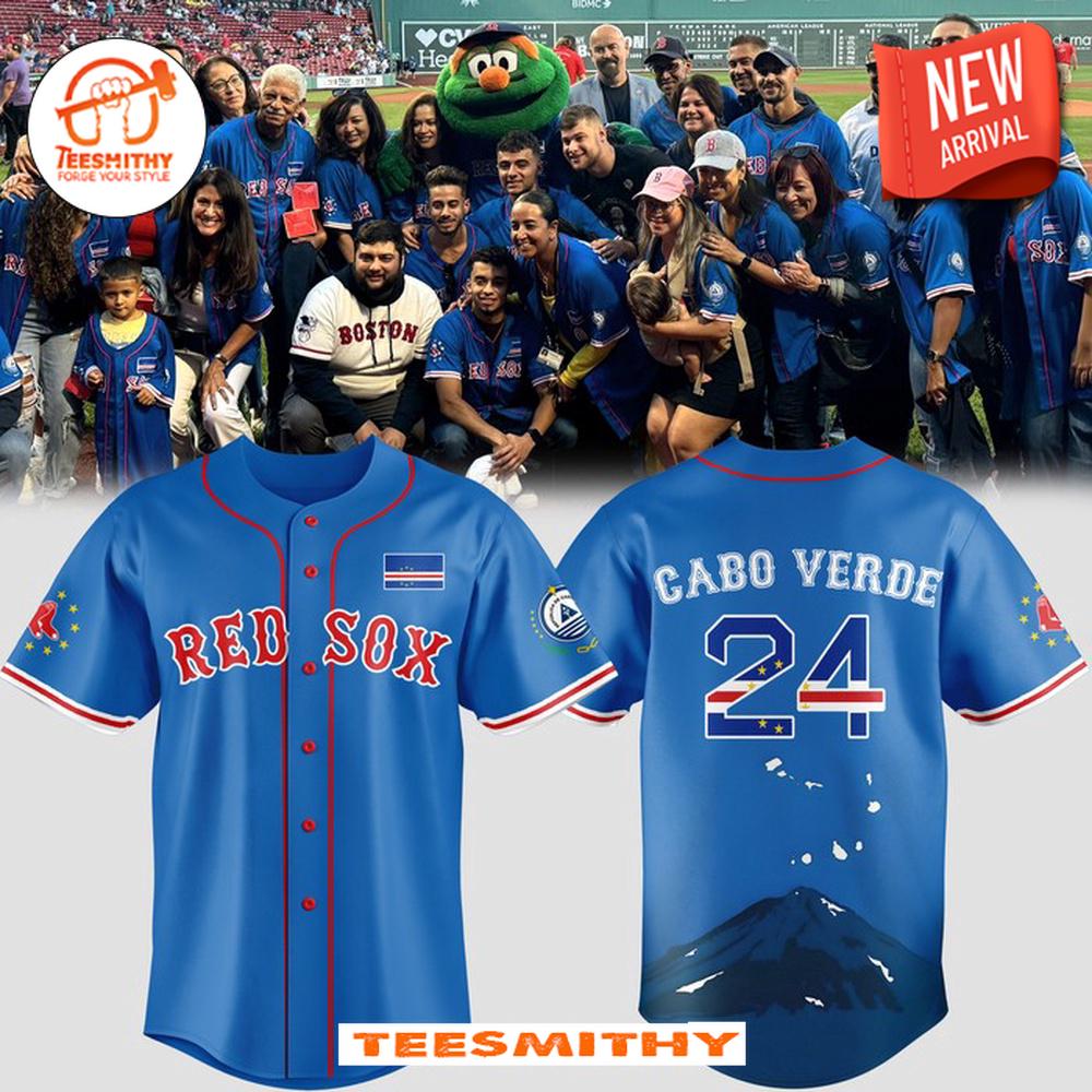 Boston Red Sox Cabo Verdean 2024 Baseball Jersey