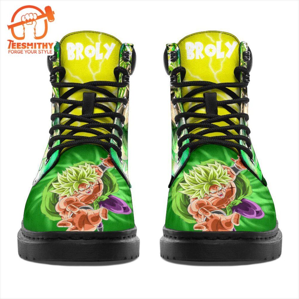 Broly Dragon Ball Super Boots Shoes Anime Custom Idea