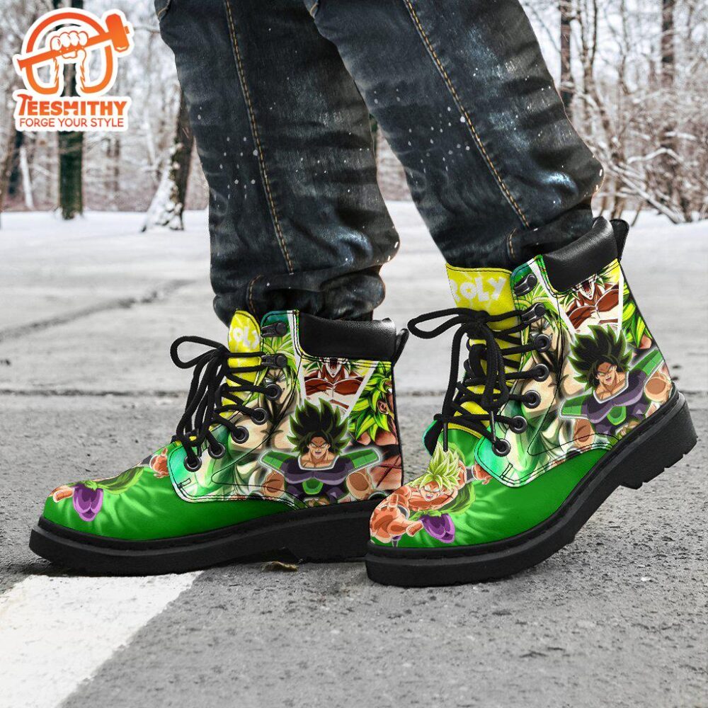 Broly Dragon Ball Super Boots Shoes Anime Custom Idea