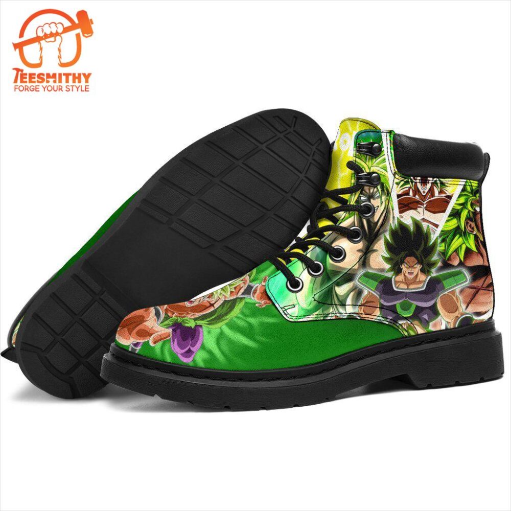 Broly Dragon Ball Super Boots Shoes Anime Custom Idea